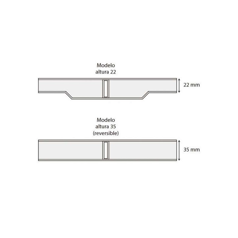 Rejilla transversal rebosadero curvas reversible 295mm Astralpool. 34196