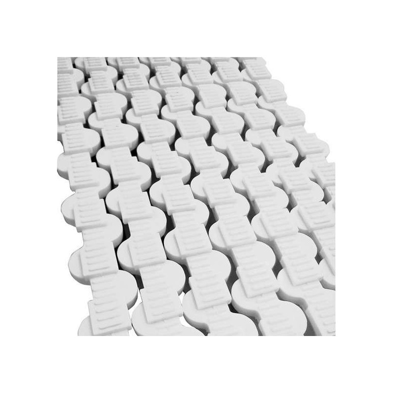 REJILLA PISCINA PARA CURVAS ALTO 35MM ANCHO 295MM. 52541