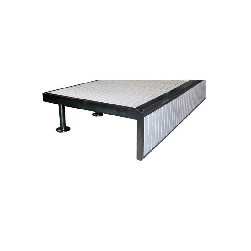 PLATAFORMA PARA PODIUMS INOX AISI-304, ANCHO CALLE 2m. 34213