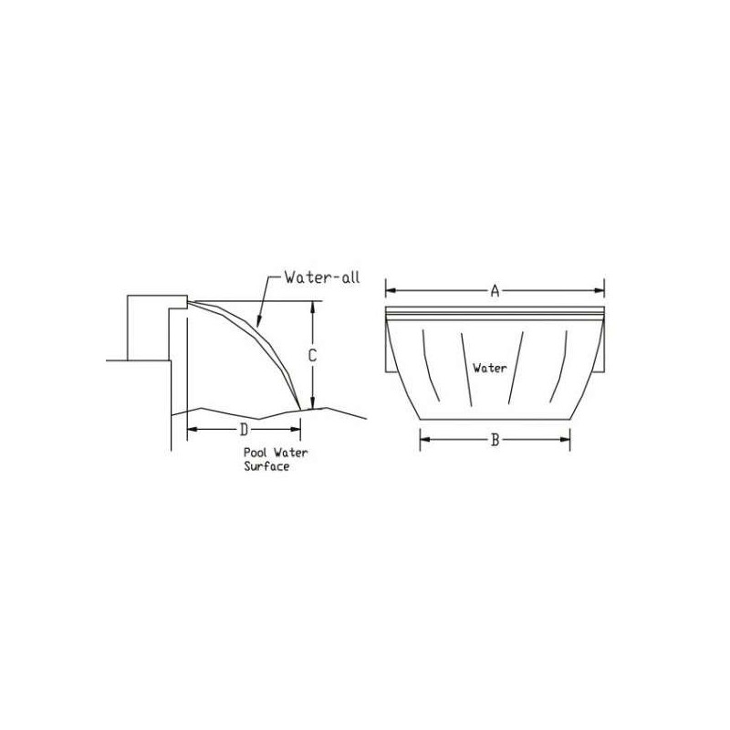 CASCADA SILKFLOW 90 CM. 45207