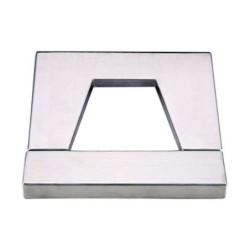 EMBELLECEDOR INOX CORTINA 600 mm SATINADO. 19981