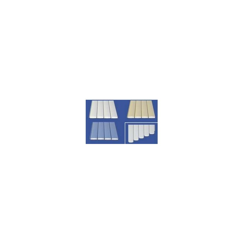 LAMA ESCALERA TRAPEZOIDAL CORTE EN FORMA BASE 3 m AZUL. 37198