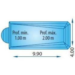 Cobertor solar Piscina S 1050 R - Europa Piscinas. COBSOL1050