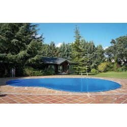 Cobertor gran resistencia azul - 8x4m para piscina Steel Pool. COBGR3ST