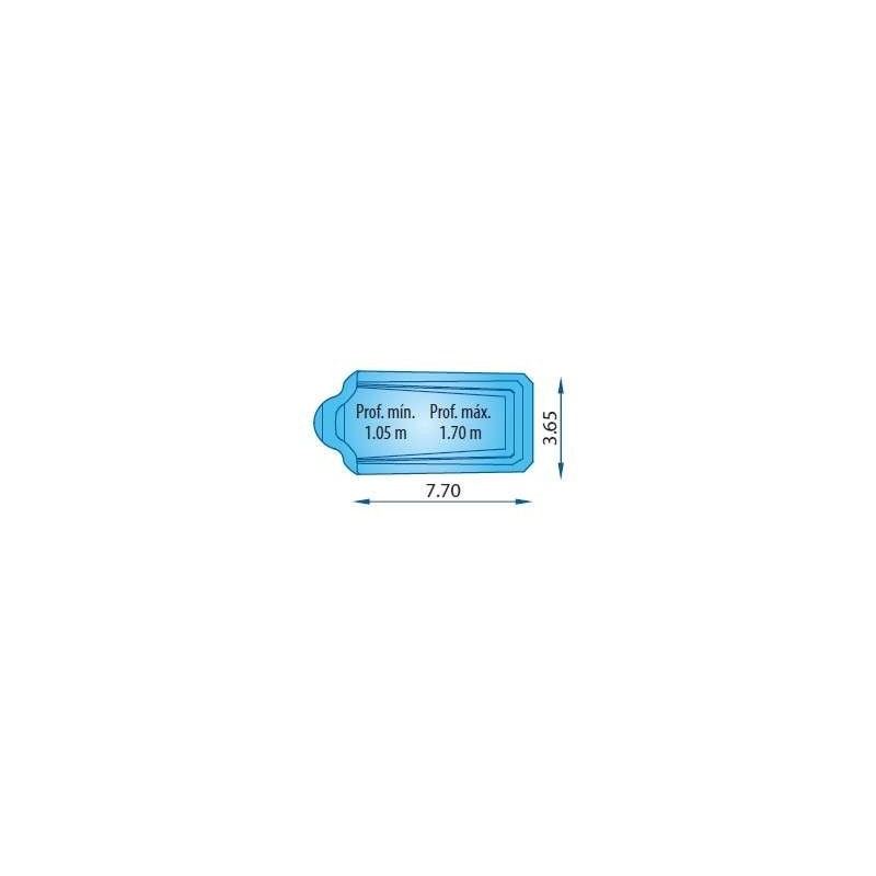 Malla poliéster Piscina S770 R - Europa Piscinas. COBPOL770