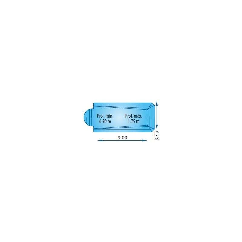 Malla poliéster Piscina S 940 R - Europa Piscinas. COBPOL940