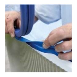 Liner azul rectangular gran resistencia - 625x375cm para piscinas Gre. FPROV627GR