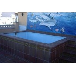 Piscina poliéster Modelo Alevina. Europa Piscinas