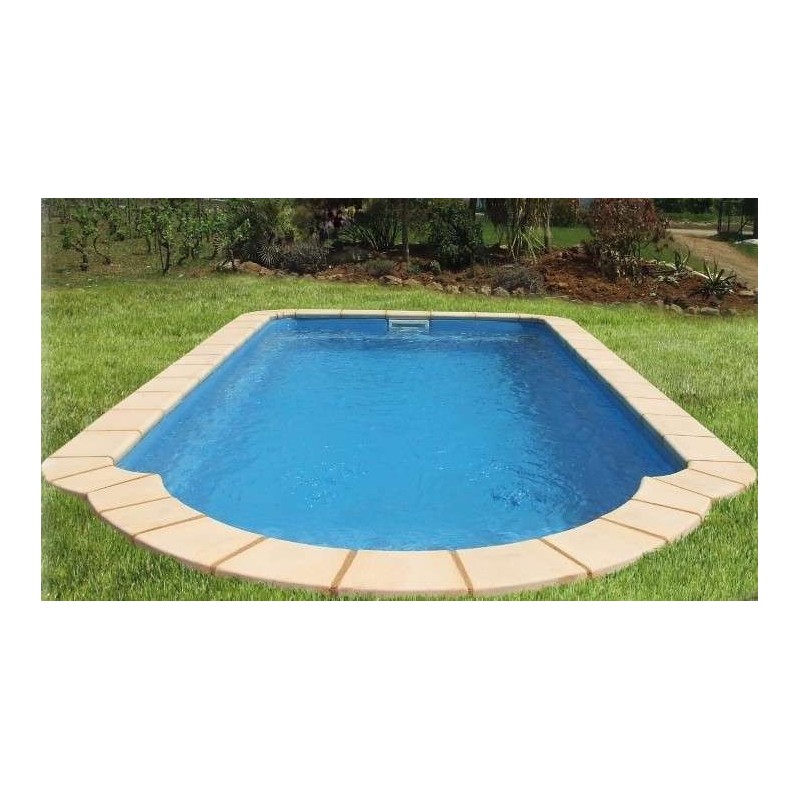 Piscina poliéster Modelo Dublín. Europa Piscinas