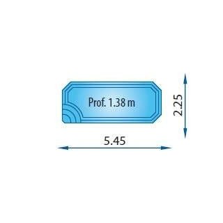Piscina poliéster - Modelo Babypool. Europa Piscinas