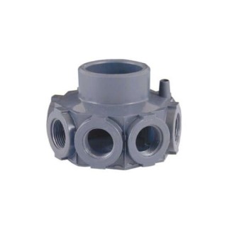 Cabezal colector 8 brazos 1" Astralpool. 06433