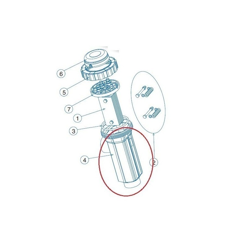 Vaso Célula Electrolisis Idegis 10 g/h. R010