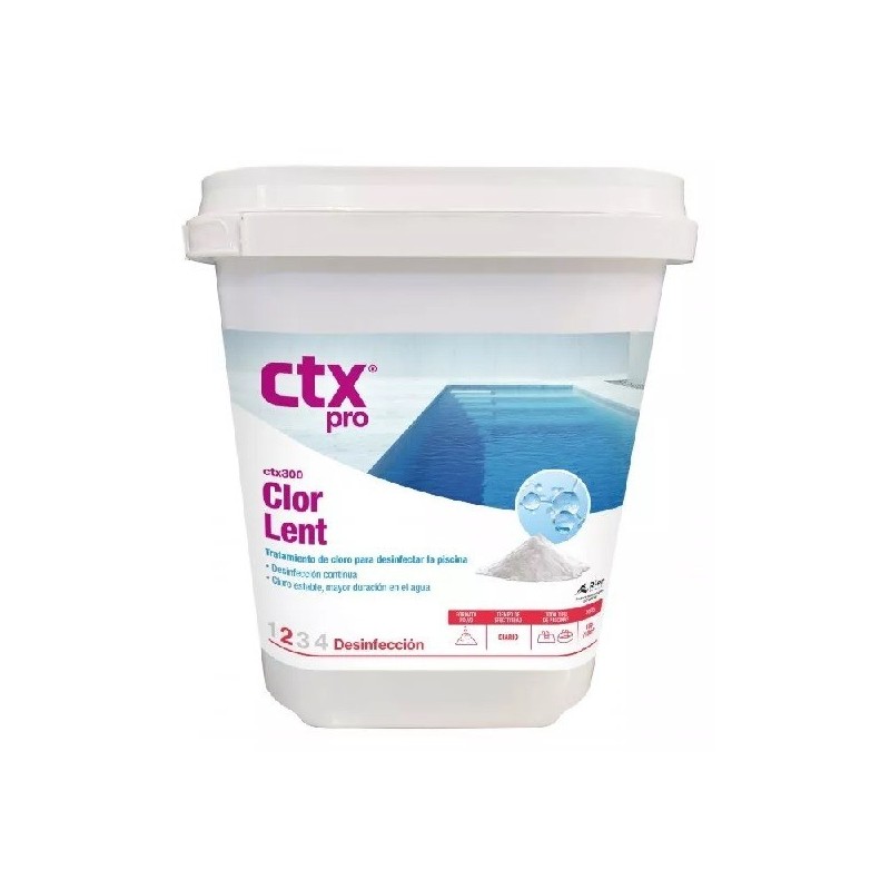 CTX 300 TRICLORO POLVO 5KG - ENVASE CUADRADO. 03149 4 UD