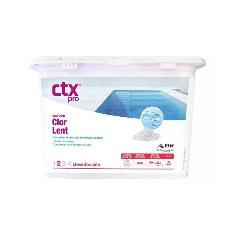 CTX 300/GR TRICLORO GR. 1KG - ENVASE CUADRADO. 03154 20 UD