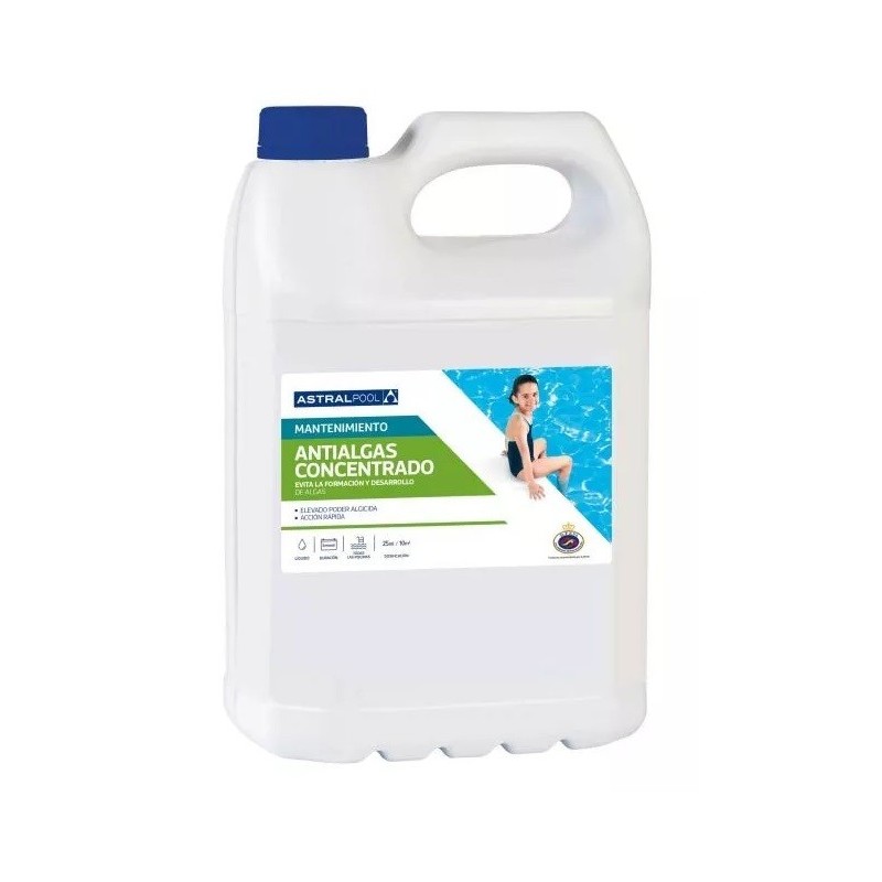 ANTIALGAS CONCENTRADO 5 L. ASTRALPOOL. 11420 4 UD