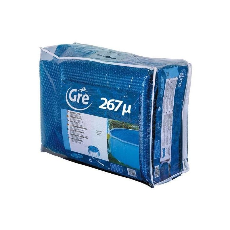Cubierta isotérmica piscina acero 500 x 300 Gre. 773322