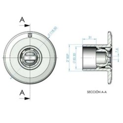 BOQUILLA NORM PISC. PREFABRICADA LINER. 56499 12 UD