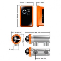Clorador salino Idegis Tecno 2 DT2-7