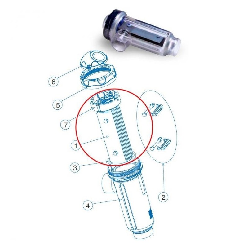 Electrodo DOM18 - DOM24 IDEGIS. R-059