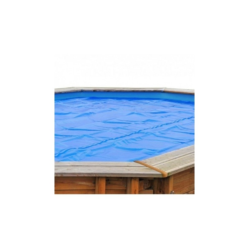 Cubierta isotérmica piscina madera rectangular 568 x 273 Gre. CVKPBRC620