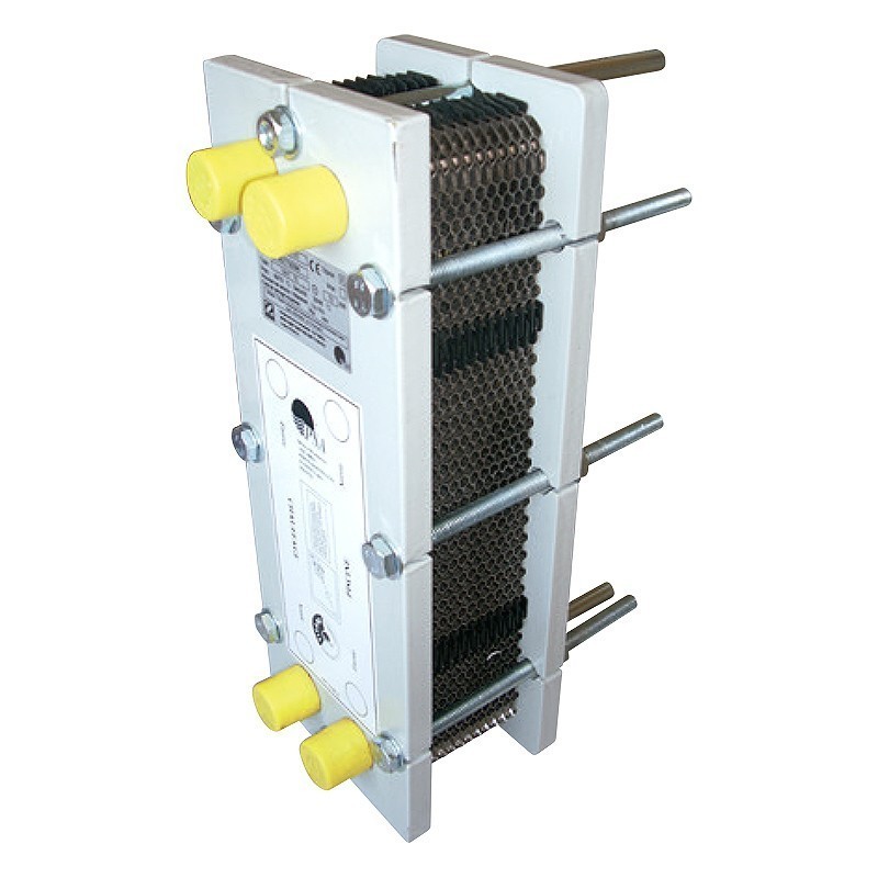 Intercambiador calor por placas Uranus 240 con carcasa Zodiac. WJ000008