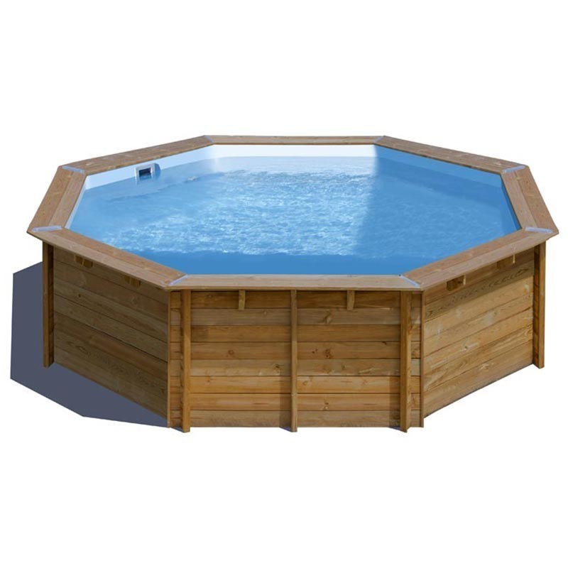 Piscina elevada de madera redonda Lili 2 Ø 280 x 107 cm Gre. 800008