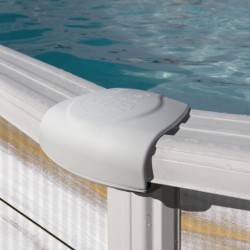 Piscina acero Groenlandia Ø 460 x 132 cm GRE. KITPR458N