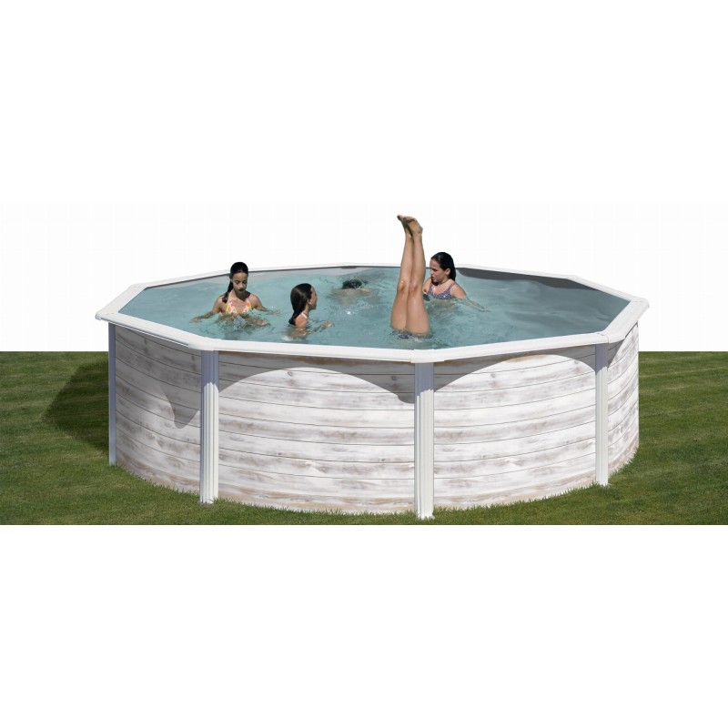 Piscina acero Finlandia Ø 240 x 120 cm GRE. KIT240N