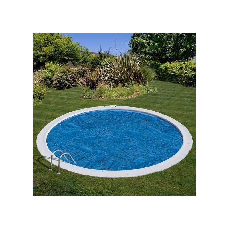 Cubierta verano piscina enterrada Ø 550 Gre. CVPE550