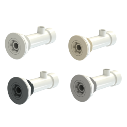 Kit hidromasaje piscina poliéster 190mm Gris antracita. 32114CL144