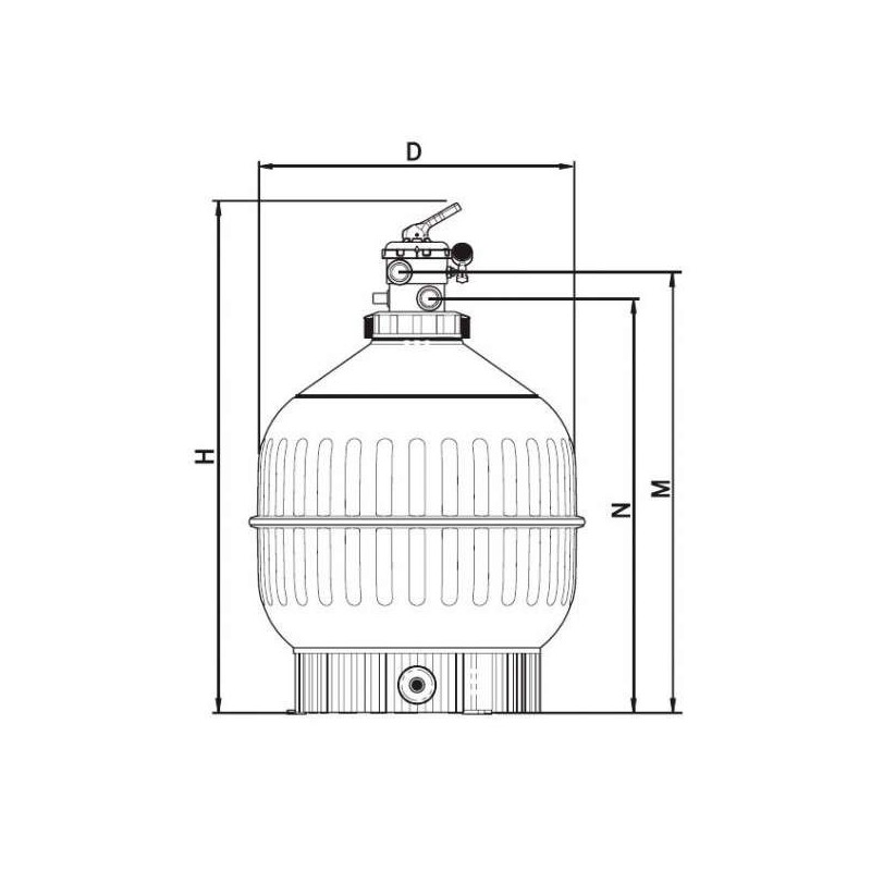 FILTRO CANTABRIC Ø 400 TOP SAL. 1 1 2. 22399