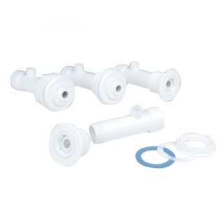 Kit hidromasaje piscina poliéster liner 190 Gris Antracita. 32115CL144