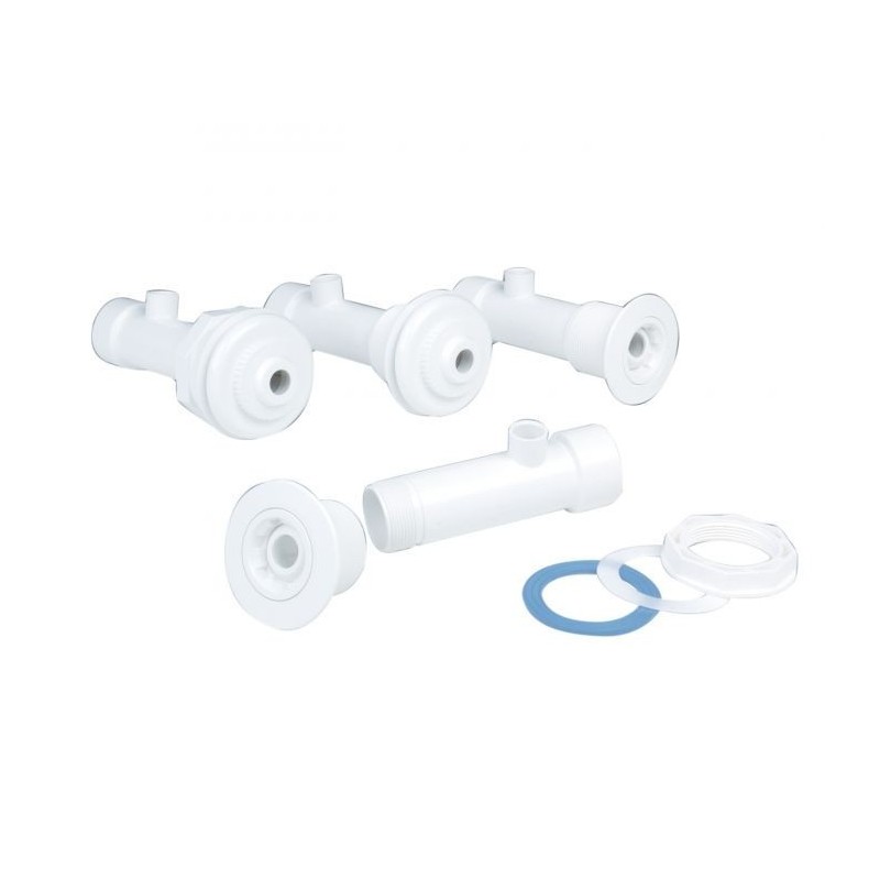 Kit hidromasaje piscina poliéster liner 190 Gris Antracita. 32115CL144
