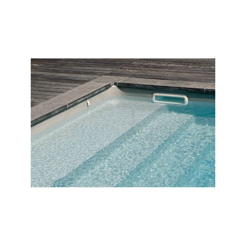 Liner ovalado gris 610 x 375 x 120 alto. FPROV610LB