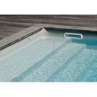 Liner ovalado gris 730 x 375 x 120 alto. FPROV730LB