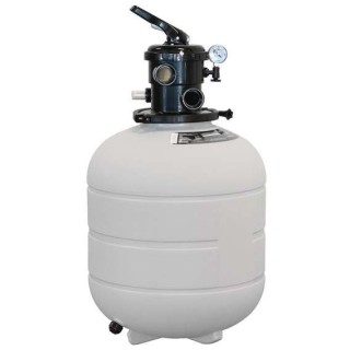 FILTRO MILLENIUM CON SALIDA TOP T/ZUNCHO 7000 L/H D.430 MM SAL. 1 1/2. 33815