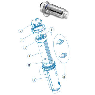 Soporte electrodos Serie Domotic Idegis. R-015-05-DOM