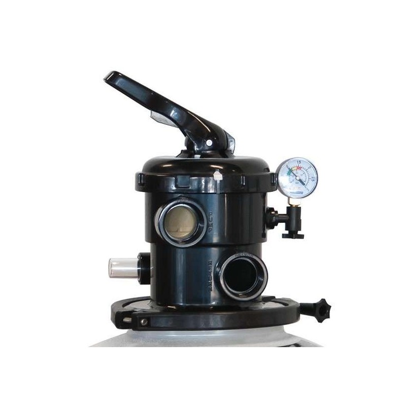FILTRO MILLENIUM CON SALIDA TOP T/ZUNCHO 7000 L/H D.430 MM SAL. 1 1/2. 33815