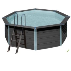 Liner ovalado gris 610 x 375 x 132 alto. FPROV618LB