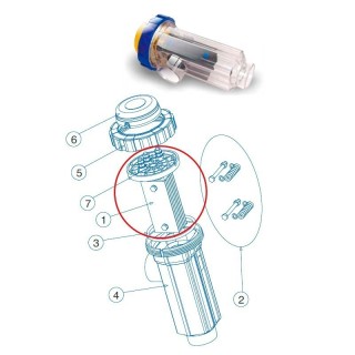 Repuesto electrodo autolimpiante D-8A Idegis. R-018