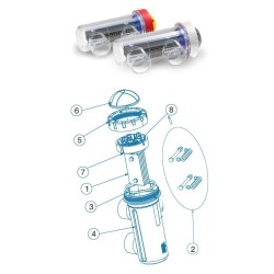 Electrodo célula DT-21 IDEGIS. R-460