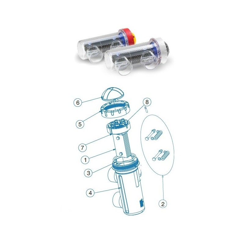 Electrodo célula DT30 IDEGIS. R-461
