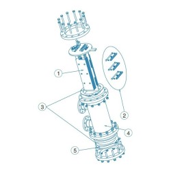 CÉLULA VASO D-180 LS IDEGIS. R-146 LS