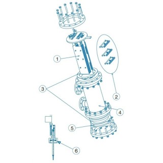Célula Vaso D-80 LS IDEGIS. R-148 LS