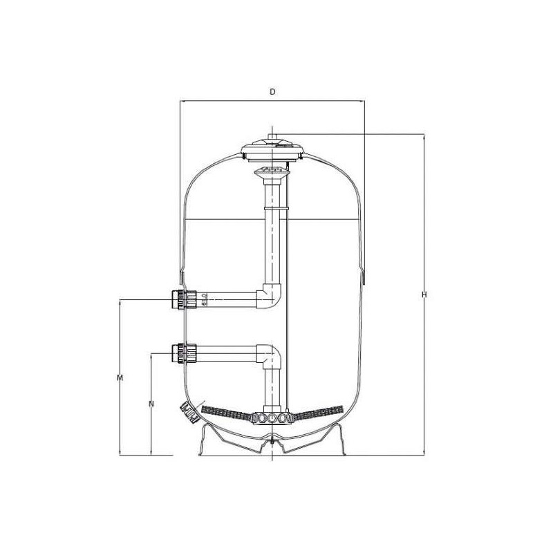FILTROS ASTER ALTO RENDIMIENTO D.750 SAL 2". 24770-0100
