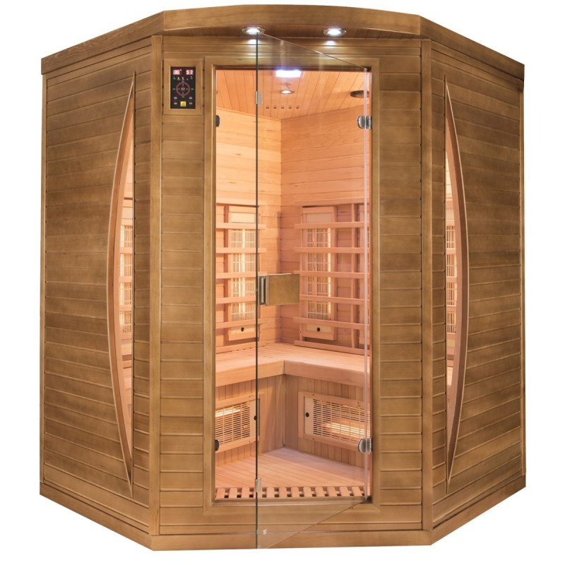 Sauna infrarojos Spectra Poolstar 3 plazas. SN-SPECTRA04C