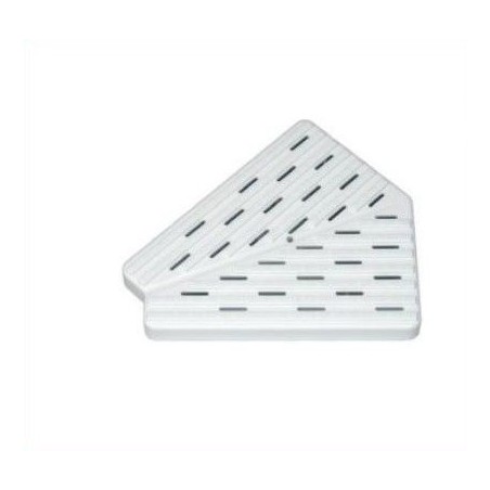 Placa esquina canal rebosadero piscina 45o 35x245mm Astralpool. 22392