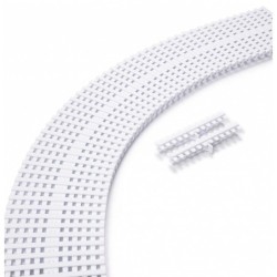 Rejilla piscina blanca para curvas reversible 335x35 Astralpool. 28663